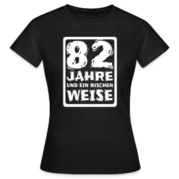 Sagesse 82 - T-shirt Femme - noir - Devant - AI Model Female 172 dark (172cm)