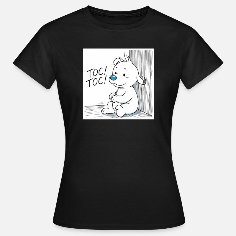  Idéfix Frappe Toc Toc Toc - Women's T-Shirt - black