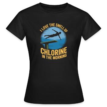 Kunstspringen Turmspringer Sprungbrett - Frauen T-Shirt - Schwarz - Vorne - AI Model Female 172 dark (172cm)