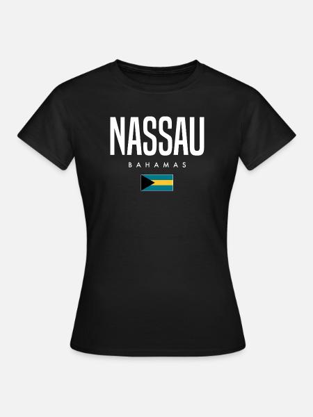 Nassau Bahamas - Frauen T-Shirt - Schwarz