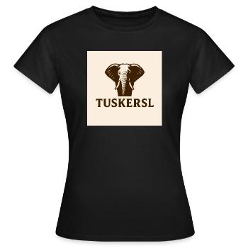 Défenses - T-shirt Femme - noir - Devant - AI Model Female 172 dark (172cm)