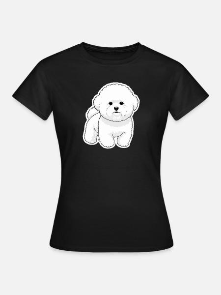 Bichon Mignon - Frauen T-Shirt - Schwarz