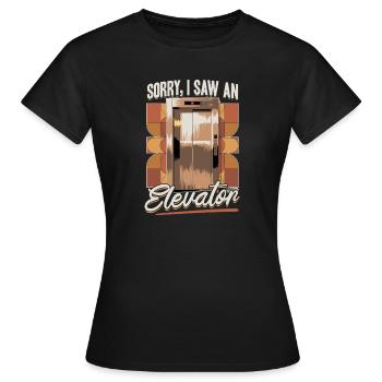 Elevator toddler & kids - Women's T-Shirt - black - Front - AI Model Female 172 dark (172cm)