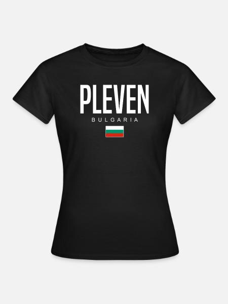 Pleven Bulgarien - Frauen T-Shirt - Schwarz