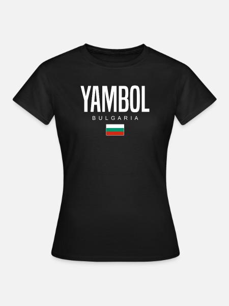 Yambol Bulgarien - Frauen T-Shirt - Schwarz