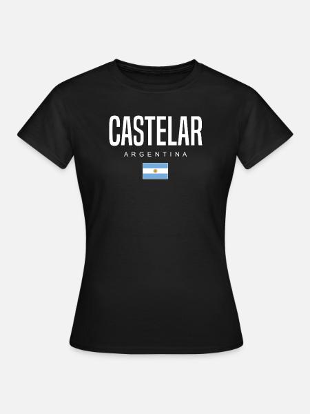 Castelar Argentinien Argentinier - Frauen T-Shirt - Schwarz