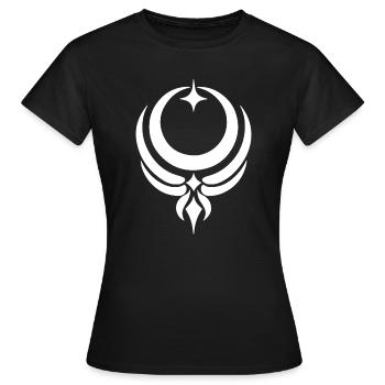 Logo de Sila sagas - T-shirt Femme - noir - Devant - AI Model Female 172 dark (172cm)