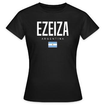Ezeiza Argentinien Argentinier - Frauen T-Shirt - Schwarz - Vorne - AI Model Female 172 dark (172cm)