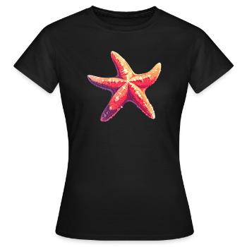 Starfish Starfish - Women's T-Shirt - black - Front - AI Model Female 172 dark (172cm)