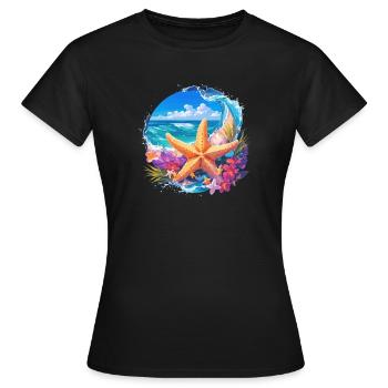 Starfish Starfish - Women's T-Shirt - black - Front - AI Model Female 172 dark (172cm)