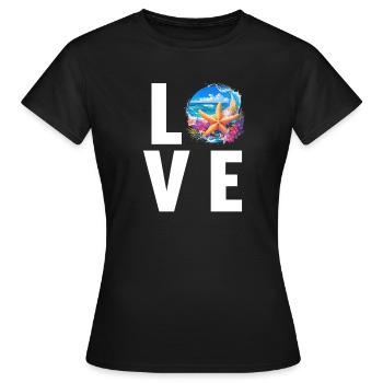 Starfish Starfish - Women's T-Shirt - black - Front - AI Model Female 172 dark (172cm)