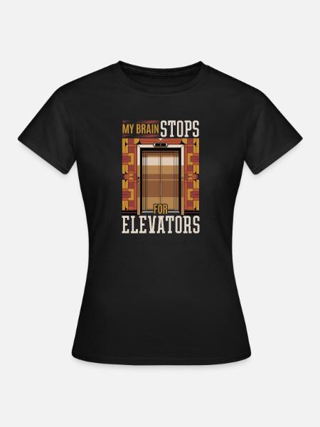 Elevator toddler & kids - Frauen T-Shirt - Schwarz