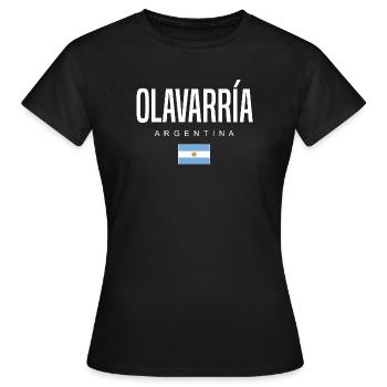 Olavarría Argentinien Argentinier - Frauen T-Shirt - Schwarz - Vorne - AI Model Female 172 dark (172cm)