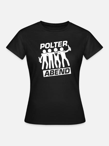 Polterabend Crew Polterhochzeit - Frauen T-Shirt - Schwarz