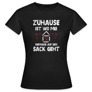 Erste Wohnung wohnen Einweihung - Frauen T-Shirt - Schwarz - Vorne - AI Model Female 172 dark (172cm)