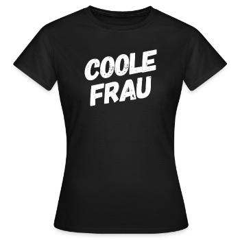 Femme cool drôle de dicton - T-shirt Femme - noir - Devant - AI Model Female 172 dark (172cm)