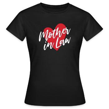 belle-mère - T-shirt Femme - noir - Devant - AI Model Female 172 dark (172cm)
