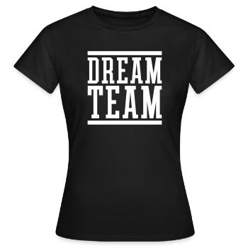 Équipe de rêve - T-shirt Femme - noir - Devant - AI Model Female 172 dark (172cm)
