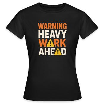 Straßenbauteam Asphalt Betonmannschaft - Frauen T-Shirt - Schwarz - Vorne - AI Model Female 172 dark (172cm)