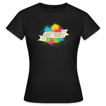 Artist Painter Graphic Art Tart Art - Frauen T-Shirt - Schwarz - Vorne - AI Model Female 172 dark (172cm)