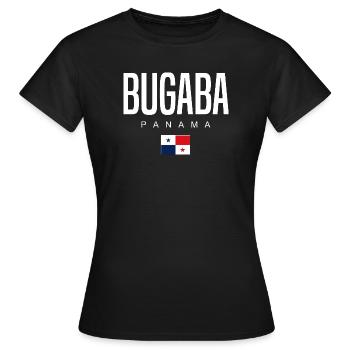 Bugaba Panama Panamaer - Frauen T-Shirt - Schwarz - Vorne - AI Model Female 172 dark (172cm)