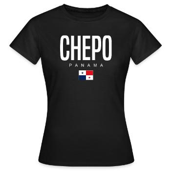 Chepo Panama Panamaer - Frauen T-Shirt - Schwarz - Vorne - AI Model Female 172 dark (172cm)