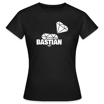 Précieux Bastian - T-shirt Femme - noir - Devant - AI Model Female 172 dark (172cm)