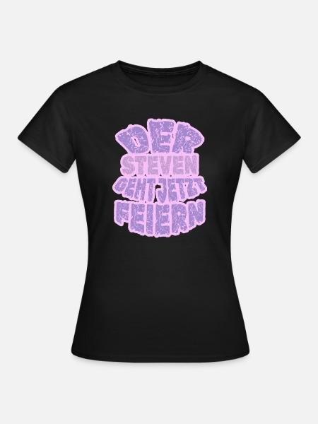 Geschenk für Steven - Frauen T-Shirt - Schwarz