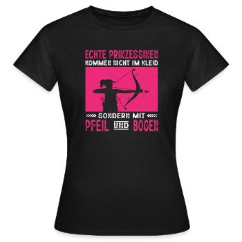 Archery Gifts Archer Archery - Women's T-Shirt - black - Front - AI Model Female 172 dark (172cm)