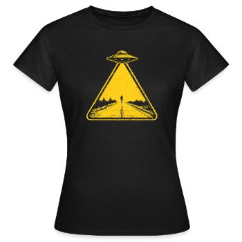 UAP Sign - Frauen T-Shirt - Schwarz - Vorne - AI Model Female 172 dark (172cm)