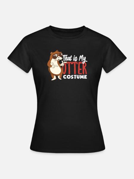 Seeotter Kostüm - Frauen T-Shirt - Schwarz