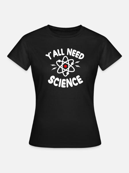 Science for All Atom Tee - Women's T-Shirt - black