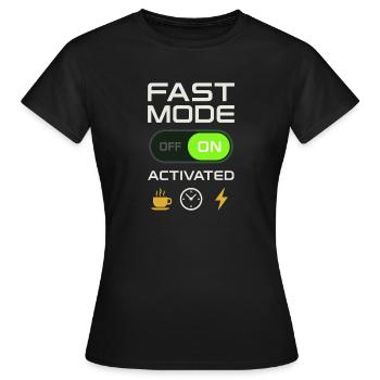 Humour intermittent du Carême 16 8 Windows 20 4 - T-shirt Femme - noir - Devant - AI Model Female 172 dark (172cm)