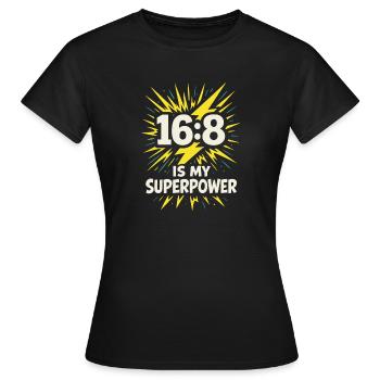 Humour intermittent du Carême 16 8 Windows 20 4 - T-shirt Femme - noir - Devant - AI Model Female 172 dark (172cm)