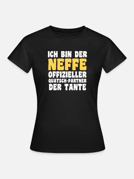 Familienmotiv Neffe - Frauen T-Shirt - Schwarz