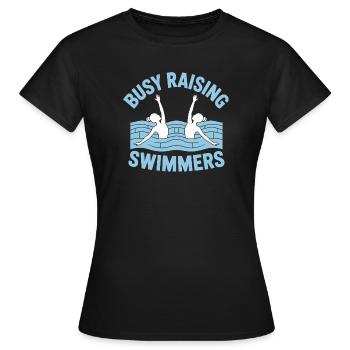 Synchronschwimmen Kunstschwimmen Wassersport - Frauen T-Shirt - Schwarz - Vorne - AI Model Female 172 dark (172cm)
