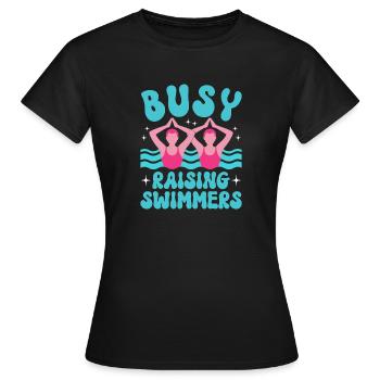 Synchronschwimmen Kunstschwimmen Wassersport - Frauen T-Shirt - Schwarz - Vorne - AI Model Female 172 dark (172cm)