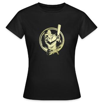 Cricket Silhouette - T-shirt Femme - noir - Devant - AI Model Female 172 dark (172cm)