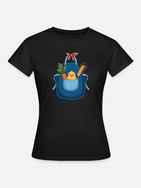 Farmer Costume Gardening Costume - Frauen T-Shirt - Schwarz