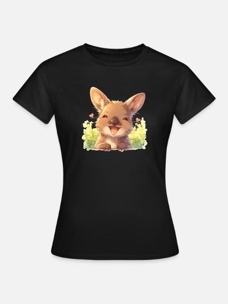 Wallabys Wallaby - Frauen T-Shirt - Schwarz