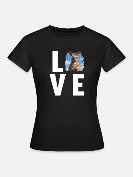 Wallabys Wallaby - Frauen T-Shirt - Schwarz