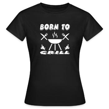 Griller - T-shirt Femme - noir - Devant - AI Model Female 172 dark (172cm)