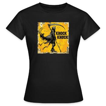 La Faucheuse - T-shirt Femme - noir - Devant - AI Model Female 172 dark (172cm)
