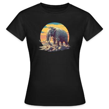 Mammouths Mammouth - T-shirt Femme - noir - Devant - AI Model Female 172 dark (172cm)