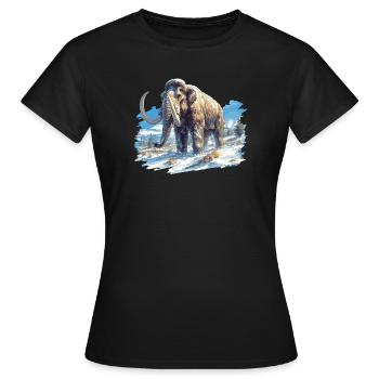 Mammouths Mammouth - T-shirt Femme - noir - Devant - AI Model Female 172 dark (172cm)