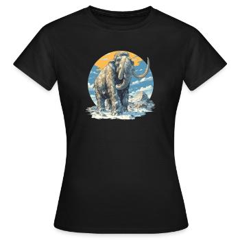 Mammouths Mammouth - T-shirt Femme - noir - Devant - AI Model Female 172 dark (172cm)