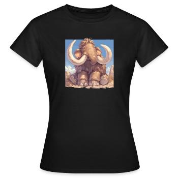 Mammouths Mammouth - T-shirt Femme - noir - Devant - AI Model Female 172 dark (172cm)