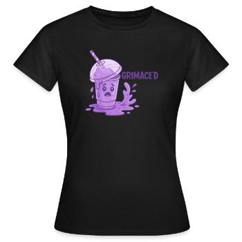 Grimace Secouer le Chaos - T-shirt Femme - noir - Devant - AI Model Female 172 dark (172cm)