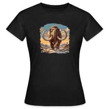Mammouths Mammouth - T-shirt Femme - noir - Devant - AI Model Female 172 dark (172cm)