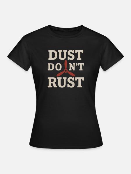 Ländliche Luftfahrt Landwirtschaft Pilotgeschenk - Frauen T-Shirt - Schwarz